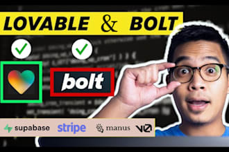 build lovable ai bolt new api integration ui ux lovable dev supabase vo manus ai