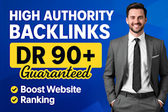 create high authority dr seo backlinks quality dofollow link building