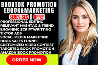 viral rank book on tiktok booktok promotion ebook marketing amazon kdp ads seo