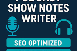 write seo friendly podcast show notes that attract listeners and boost reach