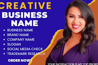 create your business name, slogan, logo and brand identity