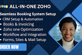 do your zoho one expert for CRM, books, campaigns, and more