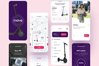 build navigation app with bike and scooter parking app, maintenance reminder app