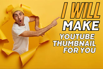 design a catchy youtube thumbnail for you in 24 hours