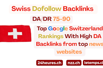 boost switzerland SEO with high quality dofollow swiss backlinks