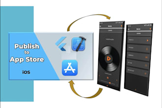 upload publish flutter IOS android app to playstore or appstore