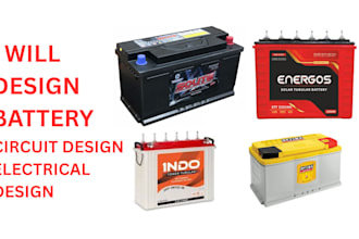 design battery design circuit design solar illustration