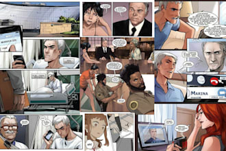 draw graphic novel comic book page comic panel manga anime comic strip nsfw page