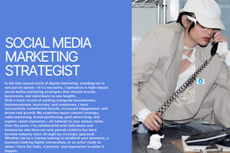 strategically manage and grow your social media presence