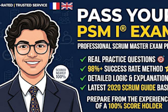 help you pass the psm I scrum master exam on your first try
