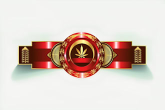 do awesome cigar, label, band and ring logo design with unlimited revisions