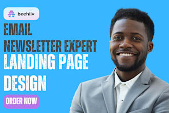 setup beehiiv newsletter design beehive landing page beehive website