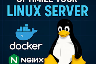 set up and optimize your linux server with docker and nginx