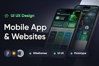 design user interface user experience for apps website