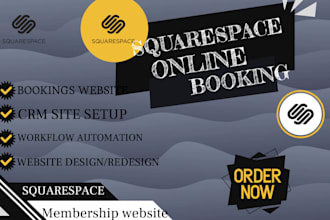 setup and customize your squarespace booking system CRM integration square space