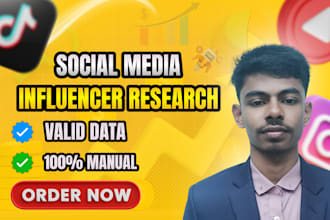 research influencers for instagram, tiktok, and youtube influencer marketing