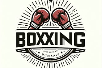 do professional drone, goose and boxing mascot logo design
