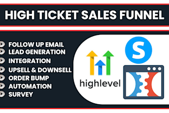 build gohighlevel sales funnel go high level website builder ghl landing page