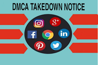 delete all bad links bad case and social platform under dmca