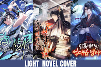 draw shonen anime manhwa webtoon manga wattpad ebook cover webcomic light novel