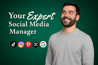 be your expert social media manager and content creator for your brand