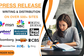 do press release writing and press distribution on top press release media sites