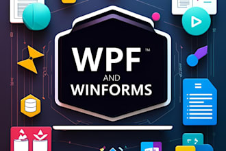develop custom dot net desktop apps using wpf and winforms
