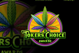 do cannabis, marijuana, weed, hemp, cbd and mascot logo with creative thinking