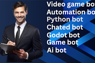 do video game bot python bot automation roblox game bot attack bot godot engine