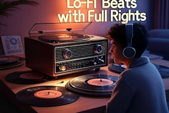 custom lofi beats, synthwave tracks, and chill music