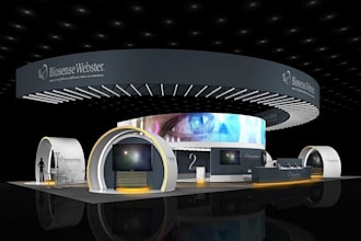 design a stunning exhibition booth and 3d stand for your event