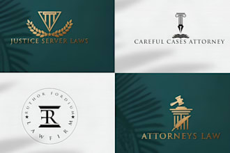 design modern legal, attorney and law firm logo