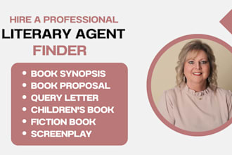 find literary agent for movie script fiction book children book novel nonfiction