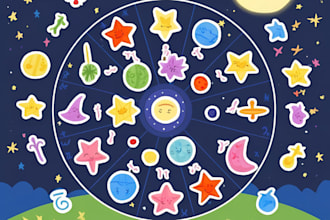 create a kids personality portrait and recommend activities based on astrology