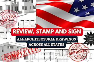 do USA pe  stamp, digital stamp, licensed US stamp in all city permit