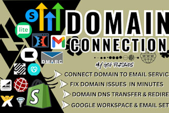 it support, connect domain, redirect domain, dns, google workspace, web hosting