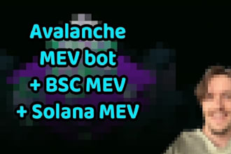 build pumpfun, mev, sandwich, sniper, volume, eth and solana, bot