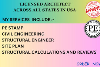 licensed architect, structural engineering, pe stamp in oregon kansas tennessee