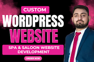 design and develop an amazing wordpress for spa, beauty salons, hair extension