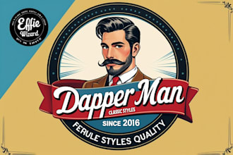 do badge vintage illustration retro logo design and t shirt