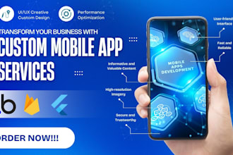 build mobile app development android ios app development flutter and 12 testers