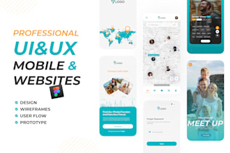 design stunning mobile app and website UI UX in figma