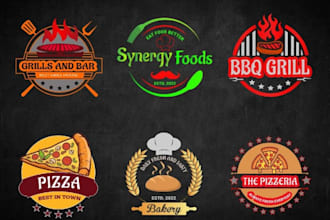 do 3d text effects and playful sweet and food logo