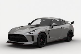 do automative3d car model exterior design, 3d rendering stl file for 3d printing
