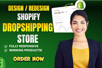 design shopify website, jewelry store, fashion website, clothing store skincare