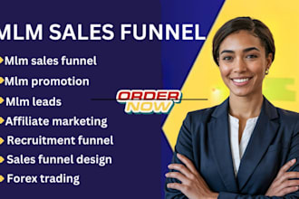 mlm sales funnel, mlm promotion sales funnel, mlm affiliate link promotion