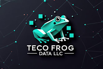 design cartoon frog baby product brand logo