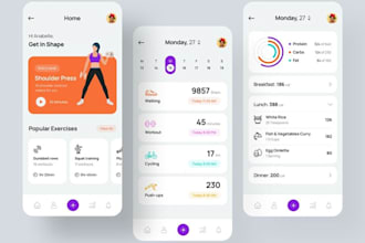 build cool health and fitness app, health and fitness website