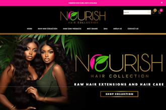 hair extension shopify store hair extension store hair website beauty website