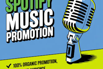 spotify album promotion, spotify music track promotion